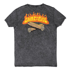 Camping is Fire Distressed T